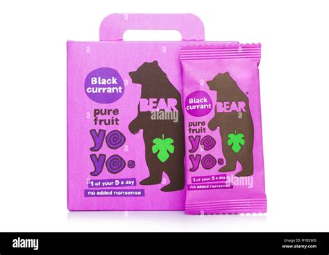 London Uk March 11 2019 Box Of Bear Yoyo Delicious Pure Fruit