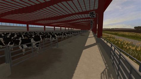 100x660 Cattle Barn V10 Mod Farming Simulator 2022 19 Mod