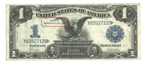Black Eagle One Dollar Large Bill Series Of 1899 Saddle Blanket Y83527129