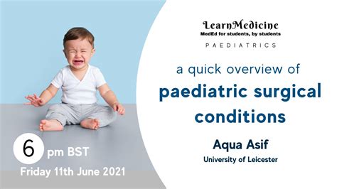 An Overview Of Paediatric Surgical Conditions Learnmedicine