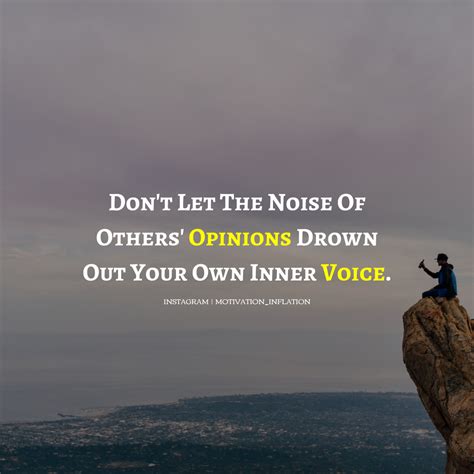 Don't forget to confirm subscription in your email. Never let anyone drown your own inner voice. in 2020 | Quotes, Motivational pictures, Inner voice