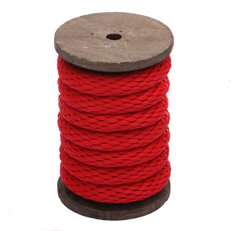 Ravenox Red Braided Utility Rope Low Priced Usa Made Derby Rope