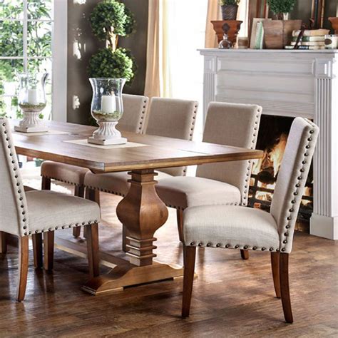 It offers the comfort of the classic features while leaving room for new elements as fashion trends—or your tastes—change. Image result for transitional dining room table (With ...