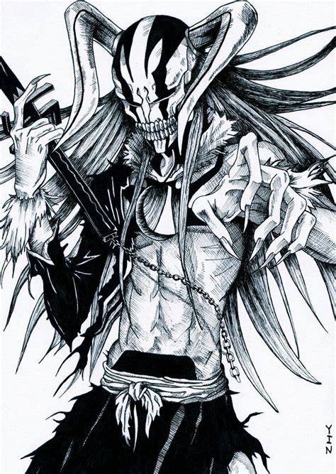 Bleach Ichigo Hollow Demon Form Drawing