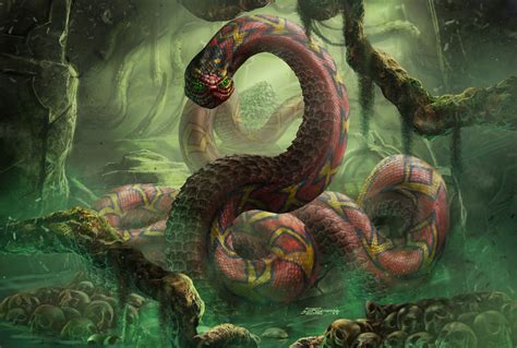 Snake Monster Concept Art
