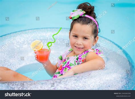 Young Girl Playing Swimming Pool Stock Photo 2141263339 Shutterstock