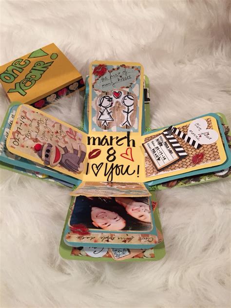 Save 10% on 2 select item (s) get it as soon as thu, jul 8. Exploding box for my One Year Anniversary with my ...