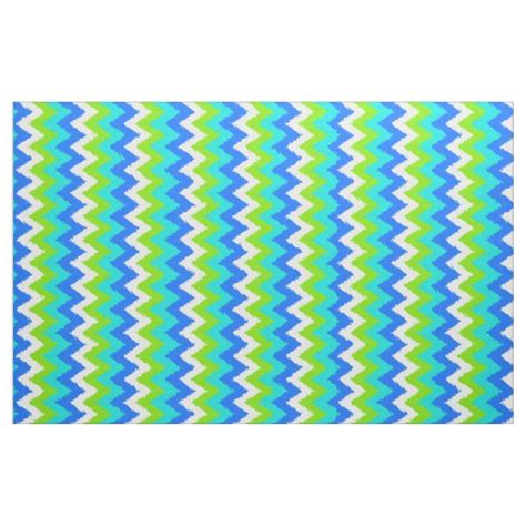 turquoise and lime green fabric zazzle
