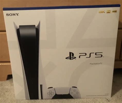 White Sony Playstation 5 Ps5 825gb Blu Ray Disc Edition Console New