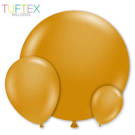 Tuftex Metallic Gold Latex Balloon Options