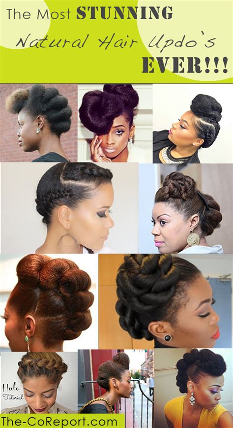 25 stunning natural hair updo styles the co reportthe co report