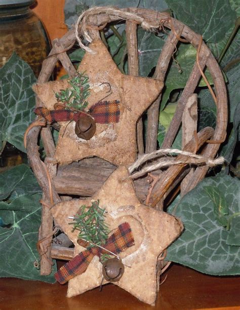 Country Primitive Christmas Ornaments Primitive Christmas Christmas