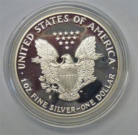 1987 S American 1 Oz Silver Eagle Dollar Proof Us Mint Individual Coins