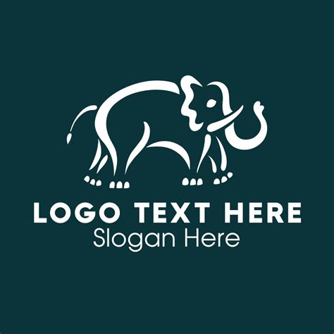 African Elephant Logo | BrandCrowd Logo Maker gambar png