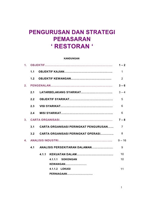 Gunting, sisir, alat cukur rambut, jel rambut, handuk atau spons. Contoh Isi Kandungan Profil Syarikat - Contoh Yes