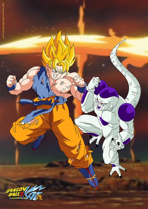 Dragon Ball Kai Frieza Vs Goku - Goku vs Frieza V2 by kingvegito on DeviantArt