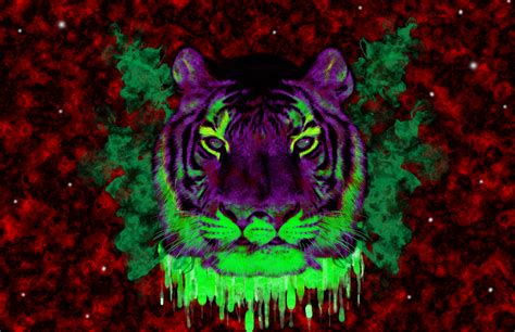 Trippy Tiger By Nturner1 On Deviantart