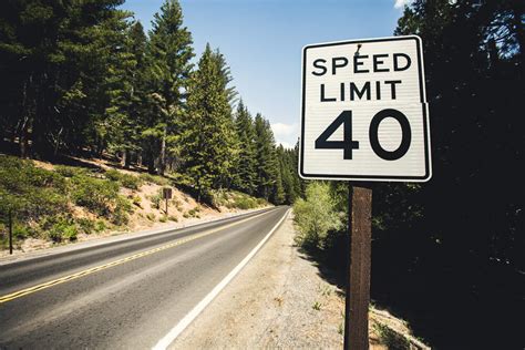 Speed Limit Road Signs