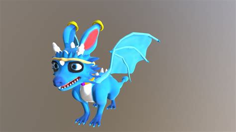 Dragon Chibi Little Cute 3d Model By Xeratdragons Dragonights91