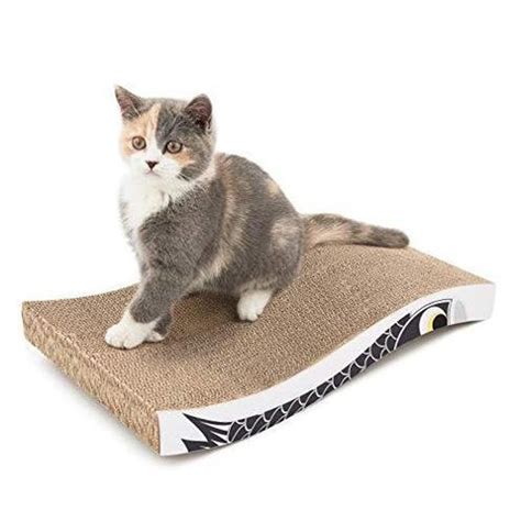 Cat Scratcher Cardboard Cat Scratch Pad With Premium Scratch Etsy