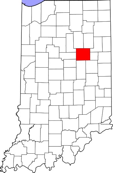 Dateimap Of Indiana Highlighting Grant Countysvgpng