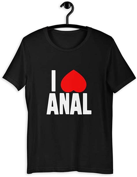 new black novelty comedy t shirt tshirt i heart love anal sex sexy adult xxx cute