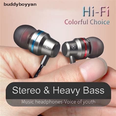Bbth Wired Earbuds Noise Cancelling Stereo Earphones Heavy Bass Sound