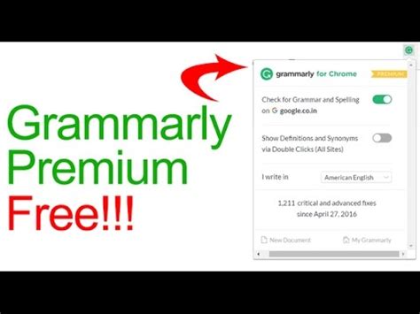 But before that, let's have a quick overview of grammarly so that you can differentiate grammarly from the other sites like grammarly mentioned below effectively. How to get Grammarly Premium for Free 2018| (Not working ...