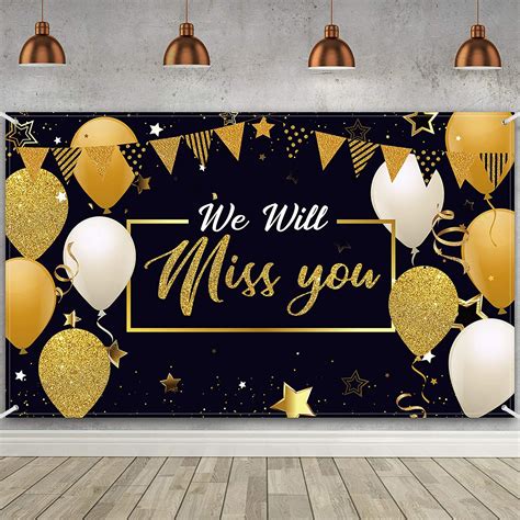 Buy We Will Miss You Party Decorations Extra Large Going Away Party