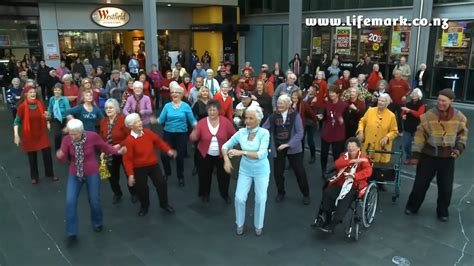 80 Elderly People Gathered At A Shopping Center And Did This And Their