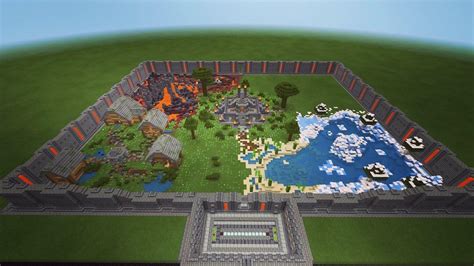 Minecraft Adventure Map And Pvp Arena Solo Built No World Edit Mcpe