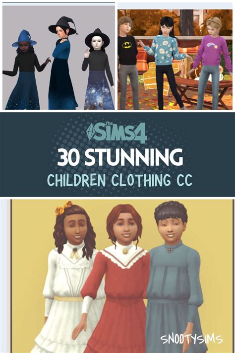 If Youre Looking For The Coolest Sims 4 Children Clothes Custom