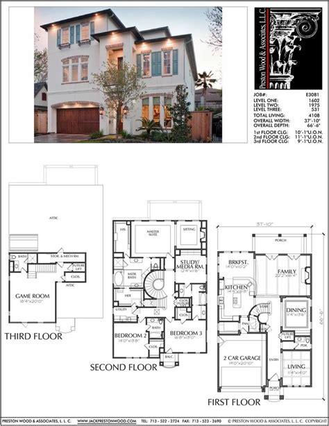 2 12 Story House Plan E3081 House Plans New House Plans House Layouts