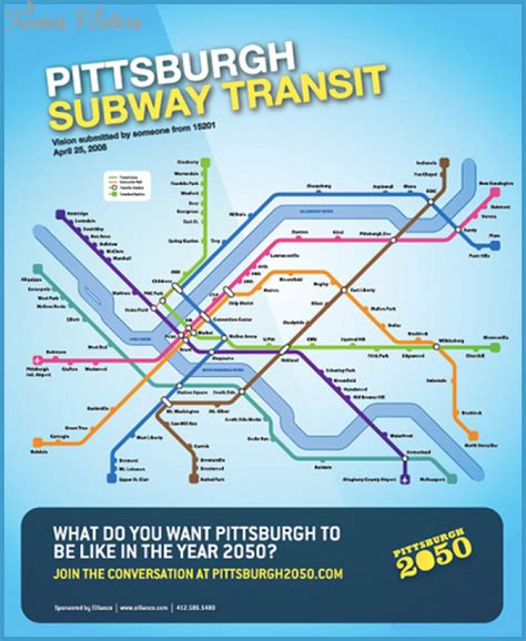 Pittsburgh Subway Map Travelsfinderscom