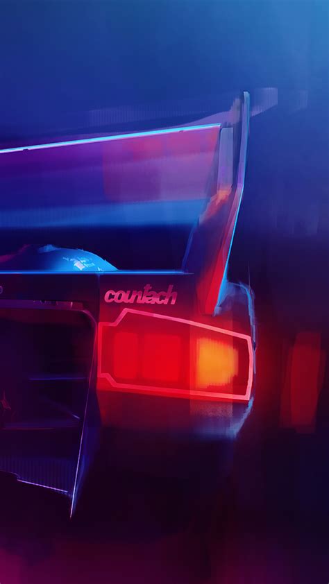 Lamborghini Countach Digital Art 5k Hd Cars 4k Wallpa