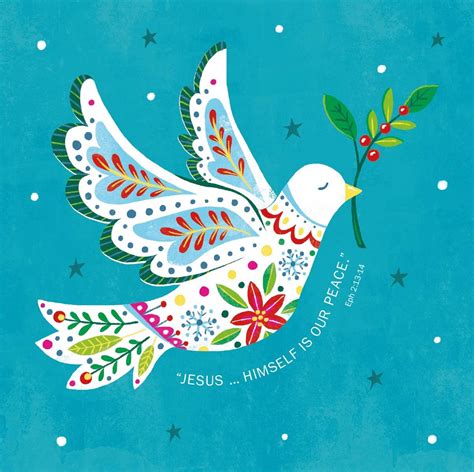 Pack Of Compassion Christian Charity Christmas Cards Jesus Peace