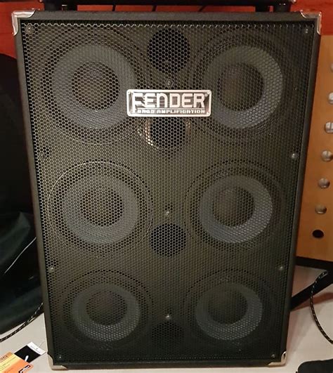 Fender 610 Pro Bass Speaker Cabinet 1600 Watts 6x10 Reverb