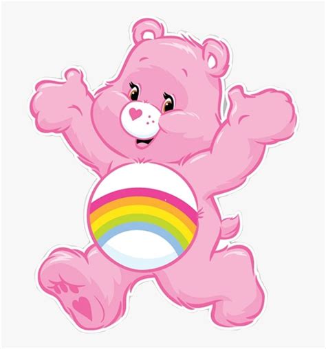 Carebear Pink Care Bear Sticker Cute Tvshow Care Bears Png
