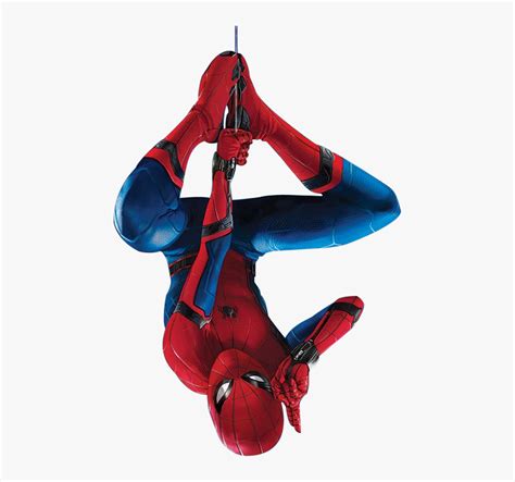 Spider Man Hanging Upside Down Clip Art