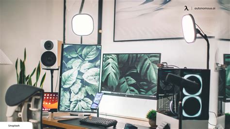 Eco Friendly Gaming Setup With Plants Ideas