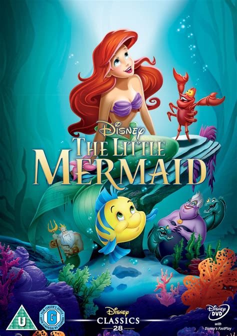 The Little Mermaid Disney Dvd Free Shipping Over £20 Hmv Store