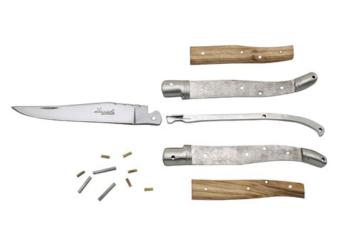 Each kit includes chicago bolts (brass for the carving knife; Do It Yourself Laguiole knife kit (DIY) - Pocket cutlery ...