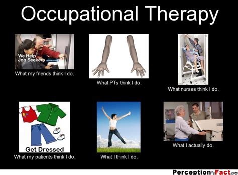 occupational therapy what people think i do what i really do perception vs fact