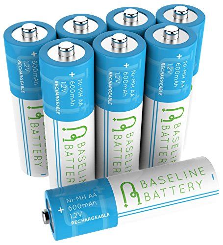 Solar Light Aa Ni Mh 600mah Rechargable Batteries Pack Of 20 Funnyboost
