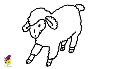 Farm Sheep How To Draw A Sheep Farm Animals Easy Drawing Youtube