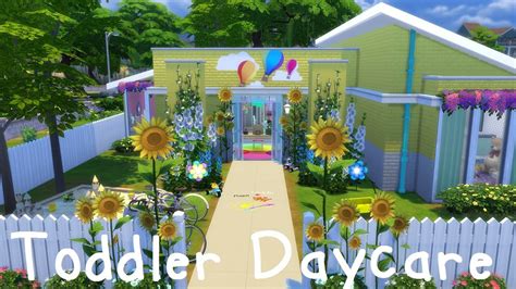 The Sims 4 Speed Build Toddler Daycare Youtube