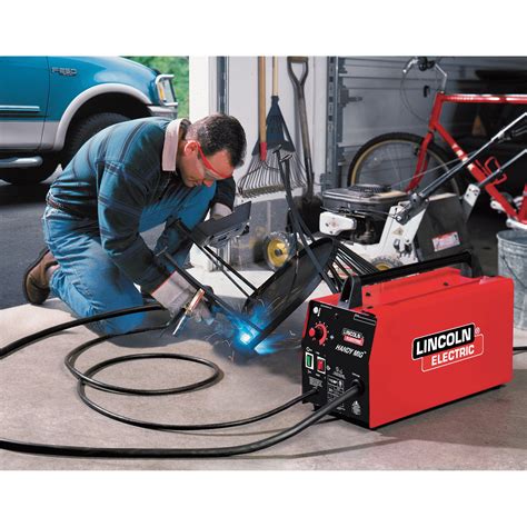 Lincoln Electric Handy Mig Flux Coredmig Welder With Face Shield