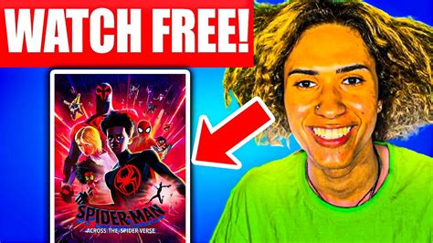 How To Watch Spider Man Across The Spider Verse FREE ONLINE YouTube