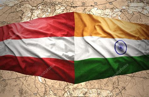 Pics Austria Flag Austria And India — Stock Photo © Ruletkka 40548993