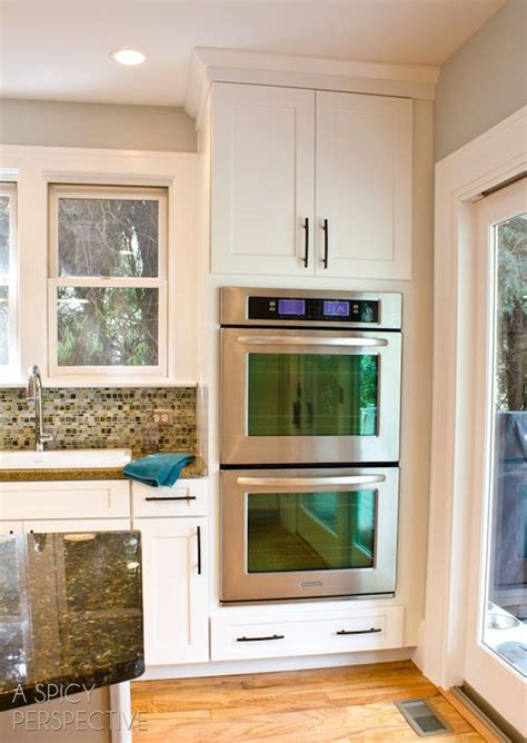 Cabinet to put away appliciances kitchen aid; Double Oven Kitchen For Perfect Cooking place: LevHouse ...